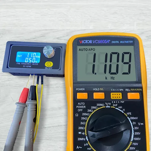 Miniatura 6 de Generador de señal XY-KPWM Generador PWM de 1 canal 1Hz-150kHz Modo dual PWM Frecuencia de pulso Módulo generador de señal de onda cuadrada Pantalla