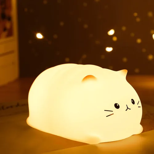 Miniatura 14 de ZKLiLi Luz nocturna de tiburón para niños, recargable y bonita lámpara suave para niños y niñas, regalos de Navidad, luces nocturnas para niños