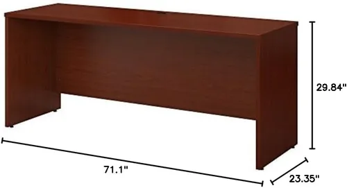 Miniatura 7 de Bush Business Furniture Series C - Mueble de escritorio de 60 cm x 30 cm (23.6 pulgadas x 11.8 pulgadas)., Madera, Mahogany