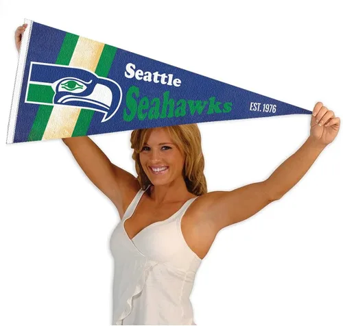 Miniatura 4 de Bandera retro vintage de Seattle Seahawks