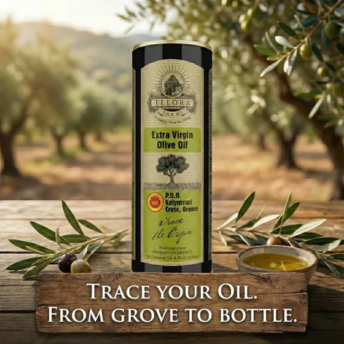 Miniatura 5 de Ellora Farms, Aceite de oliva virgen extra griego, DOP con certificación de finca única, ganador del premio de oro múltiple, rastreable, primera
