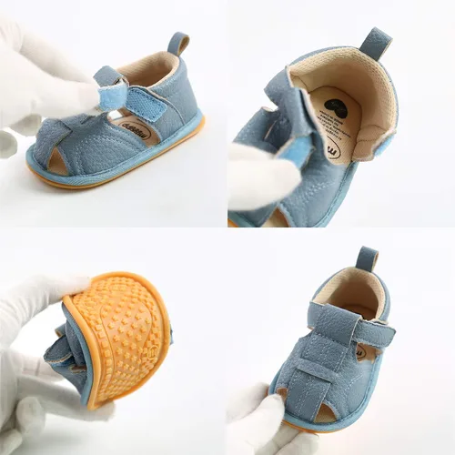 Miniatura 3 de RVROVIC Sandalias para bebés niños y niñas, zapatos de verano de primera calidad para exteriores, ligeras, suaves, antideslizantes, suela para niños