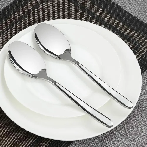 Miniatura 7 de Kekow Cucharas para servir buffet de acero inoxidable de 8 piezas
