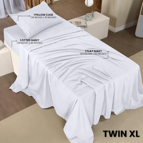 Miniatura 326 de Utopia Bedding Juego de sábanas Queen – Sábanas de 4 piezas para cama tamaño Queen, microfibra suave y transpirable, incluye 1 sábana bajera, 1 Gris