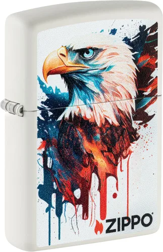Miniatura 11 de Zippo Encendedor de bolsillo Eagles Dare - Encendedores recargables con tapa abatible a prueba de viento - Encendedores de bolsillo con diseño Cromo