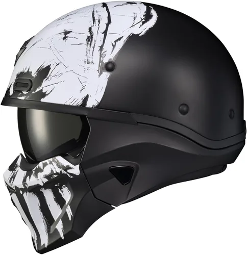 Miniatura 8 de ScorpionEXO Covert X Casco de Motocicleta de Cara Abierta Media Carcasa 3/4 Modo Listo para Comunicación Bolsillos para Altavoces DOT