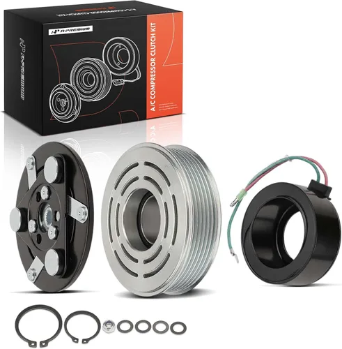 A-Premium Kit de embrague del compresor del A/C compatible con Honda Civic 1.7L 2001-2005