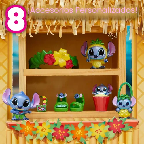 Miniatura 7 de Disney Doorables ADOORBS - Muñeca Superfan de Stitch de Lujo, 2 Figuras Exclusivas, Estreno de Película, Desempaqueta 10 Mini Accesorios