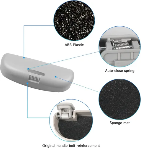 Miniatura 6 de SXCY para Hyundai Tucson/Ioniq 5 2022-2025 2026 - Caja porta gafas, compatible con accesorios Hyundai Tucson/Ioniq 5 2022-2024 2025 2026, estuche
