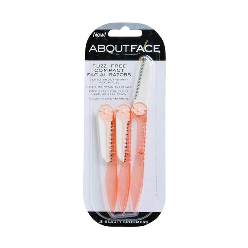 Acerca de Beauty Rasuradores Plegables Sin Pelusa Fold-n-Go - 3 Rasuradores de Belleza Plegables para Depilación, Ideales para Afeitar, Exfoliar y