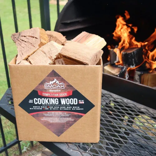 Miniatura 3 de Smoak Firewood Trozos de madera para cocinar (grado de competencia) con certificación USDA para fumar, asar a la parrilla o asar