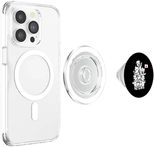 Miniatura 4 de Funny Dogo Argentino Dog PopSockets MagSafe PopGrip for iPhone