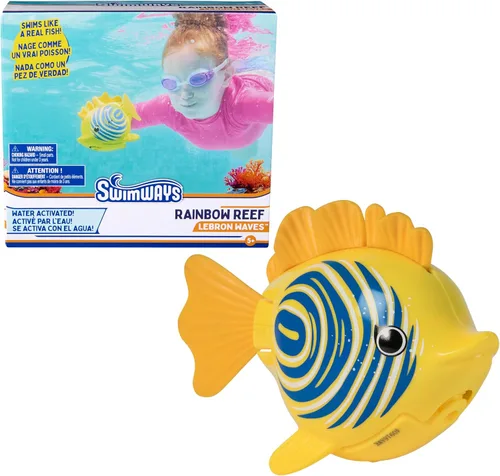 Miniatura 11 de SwimWays Juguete de pez de arrecife arcoíris, accesorios de natación para niños y juguetes acuáticos, juguetes para aprender a nadar en la piscina