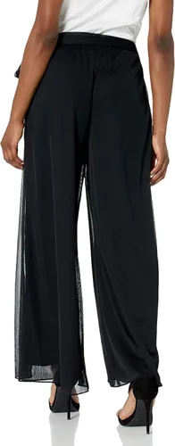 Miniatura 2 de Alex Evenings Pantalón de vestir de gasa de pierna ancha para mujer Petite Regular Plus Tallas