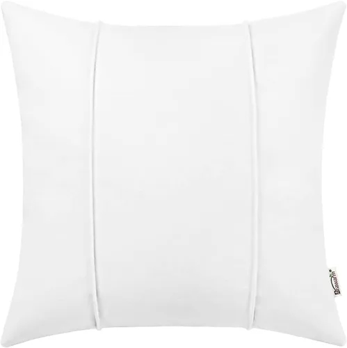 Miniatura 9 de BRAWARM Fundas de Almohada Decorativa de Cuero Café de 22 x 22 Pulgadas - Funda de Almohada de Piel Sintética con Ribetes, Almohada Decorativa