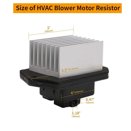 Miniatura 9 de Resistencia del motor del ventilador HVAC Módulo de control del ventilador de CA - Compatible con Honda Accord, Civic, CR-V, Element, Odyssey