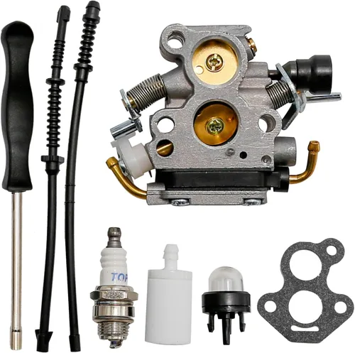 Miniatura 8 de Anxingo 506450501 Repuesto de carburador para motosierra Husqvarna 135 140 435 440 135E 140E 435E 440E para motosierra Jonsered CS2240 CS2240S