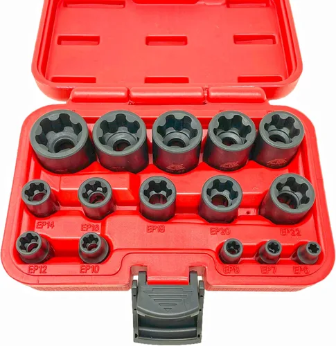 Miniatura 2 de CTA Tools 5420 Juego de llaves de vaso EP Star Plus de 15 piezas