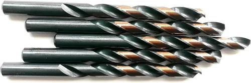 Miniatura 7 de 5 brocas helicoidales recubiertas de oro y negro de 3/8 pulgadas