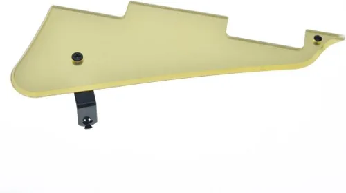 Miniatura 38 de KAISH Golpeador de guitarra Abalone Pearl LP con soporte de acero inoxidable negro y tornillos de montaje de acero para USA Les Paul