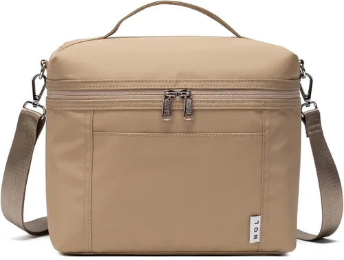 Miniatura 13 de NOL Natural Organic Lifestyle - Loncheras aisladas para mujer, bolsa enfriadora, ligera, de nailon, impermeable, para el trabajo