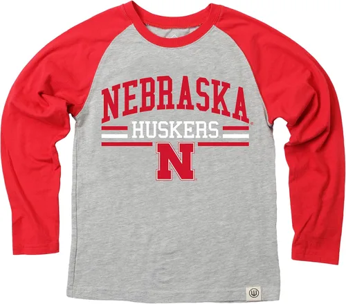 Miniatura 31 de Wes and Willy NCAA playera raglán de manga larga para niños