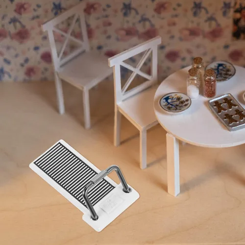 Miniatura 5 de NUOBESTY Mini adorno de cinta de correr de metal, escala 1/12, equipo de gimnasio para casa de muñecas para bricolaje, decoración de modelos