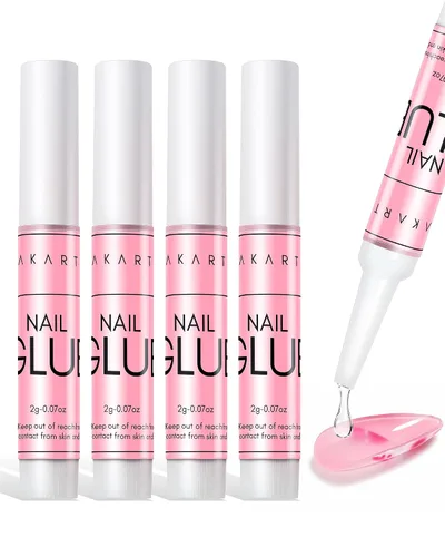 Miniatura 11 de Makartt Removedor de pegamento de uñas para uñas a presión, 1.06 fl oz (1.0 fl oz), sin hema, pegamento fácil de quitar, versátil para pegar