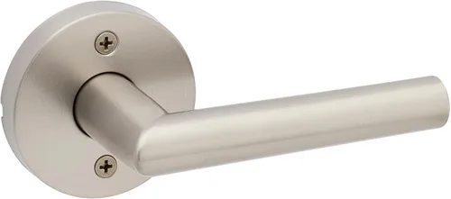Miniatura 10 de Kwikset Milan - Manija de puerta de paso interior, palanca para puertas de armario y pasillo, manija reversible sin bloqueo, níquel satinado