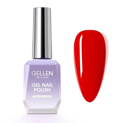 Miniatura 20 de GELLEN Gel constructor de uñas de grado de salón, 5 en 1, sin hema, gel constructor transparente para fortalecedor de ápice de uñas, 0.7 onzas Gel