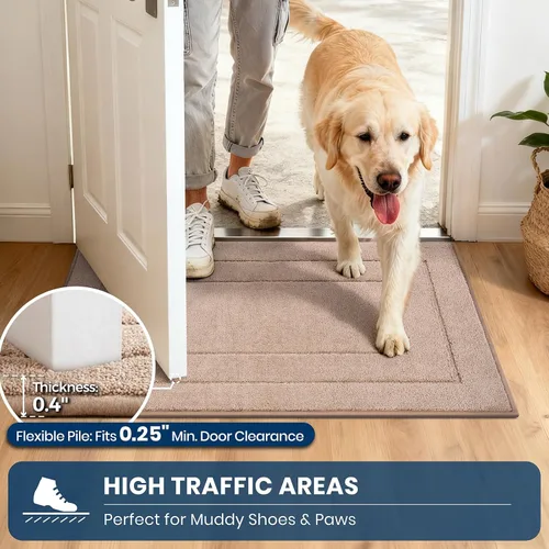 Miniatura 7 de PURRUGS Alfombra de cocina lavable a máquina, de 24 x 35.5 pulgadas, antideslizantes, antideslizantes, tapetes de pie suaves y superabsorbentes