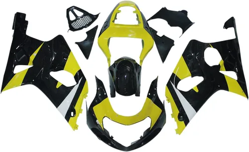 Miniatura 190 de Kit de carenado de inyección azul, negro y blanco para Suzuki GSXR600 GSX750 2006 2007 GSXR 600 GSX-R750 06 07 ABS Carenado de plástico completo