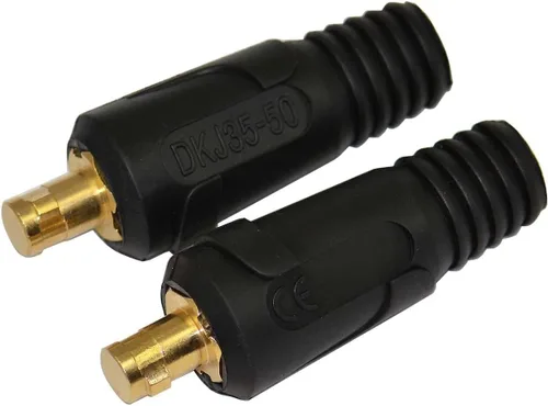 Miniatura 9 de RIVERWELD TIG Cable de soldadura Panel Conector Plug DKJ35-50 315Amp con color rojo y negro Dinse-Style Quick Fitting 4pcs