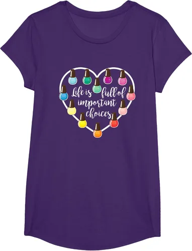 Miniatura 16 de Life Is Full Of Important Choices - Camiseta de regalo para esmalte de uñas