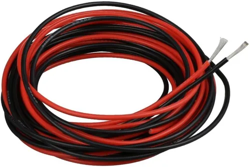 BNTECHGO Cable de silicona calibre 20, 10 pies rojo y 10 pies negro, cable de cobre estañado trenzado flexible 20 AWG Calibre 20 rojo y negro