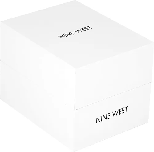 Miniatura 4 de Nine West Reloj de mujer con esfera floral y correa lisa