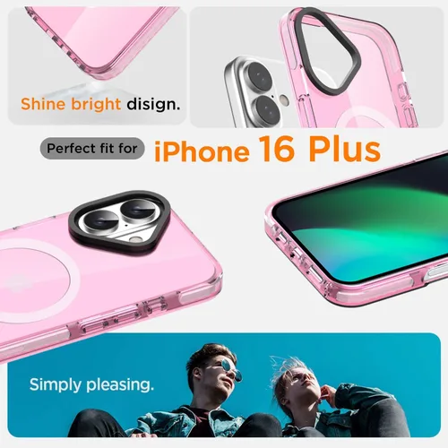 Miniatura 333 de AICase Funda protectora para iPhone 16 compatible con iPhone 16, delgada, ligera, transparente [no amarillenta] Diseño vibrante