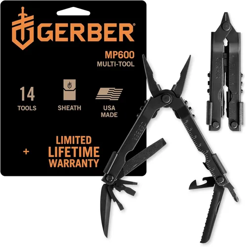 Miniatura 9 de Gerber Gear MP600 Multiherramienta Multi-Alicate – Fabricado en Estados Unidos – Pro Scout, 13 herramientas