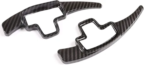 Miniatura 3 de 2 unids ABS volante palanca de cambios para Mercedes Benz A B E GLA GLK GL SLK R ML Clase W176 W246 W212 X204 X166 Accesorios (fibra de carbono)