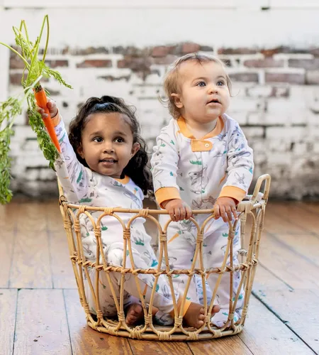 Miniatura 61 de Burt's Bees Baby - Mameluco para bebés, pijama, 100% algodón orgánico, cierre frontal, pies cerrados antideslizantes