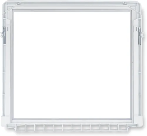 Miniatura 2 de Smart Choice 240599803 Marco de cubierta para cajón de refrigerador (sin vidrio), color blanco, resistente a los impactos, repuesto compatible