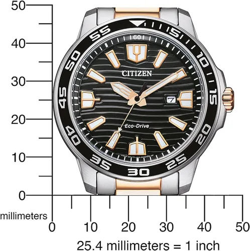 Miniatura 4 de Citizen Mens Analogue Eco-Drive Watch with Stainless Steel Band