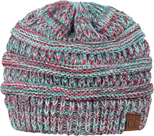 Miniatura 512 de C.C Trendy Warm Chunky Soft Stretch Cable Knit Beanie