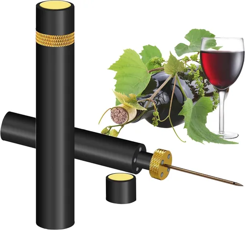 Abridor de vino de viaje, bomba de presión de aire de bolsillo portátil, abridor de botellas de vino, diseño ensamblable, sacacorchos 7S, apertura