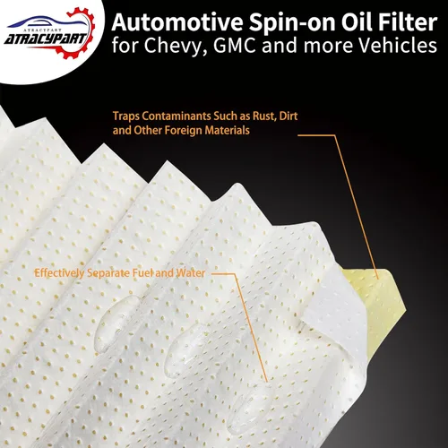 Miniatura 4 de Filtro de transmisión compatible con Allison 1000 2000 2400 Series, motor Duramax Diesel 6.6L, 01-19 Chevy Silverado/GMC Sierra 2500HD, 03-09