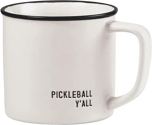 Miniatura 7 de Santa Barbara Design Studio Pickleball - Taza de café de regalo Lili + Delilah Stoneware, 16 onzas, mejor compañero de pickleball