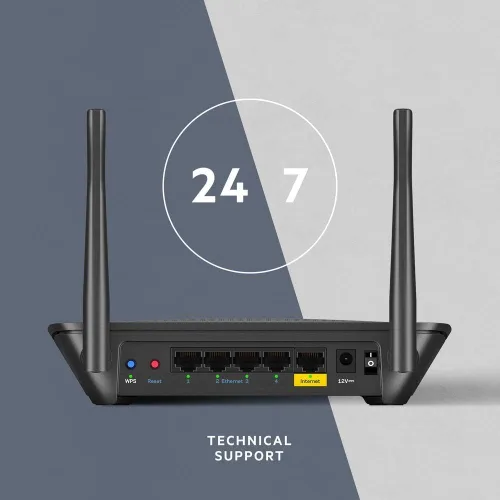 Miniatura 6 de Linksys Router Wi-Fi de malla MR8300: velocidades de tres bandas de hasta 2.2 GHz, enrutador de malla inalámbrico para el hogar AC2200, procesador
