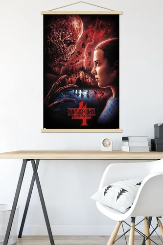 Miniatura 5 de Netflix Stranger Things: Season 4 - Póster de pared con marco magnético