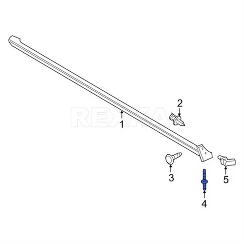 Miniatura 5 de Rexka 10 clips de retención de moldeo basculante compatibles con Ford W710532-S300 Mustang 05-12 Transit