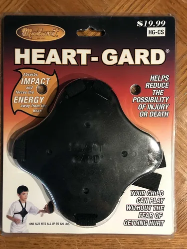 Markwort Heart-Gard - Protección de pecho con correas, color negro